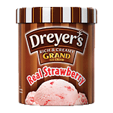 Dreyer's/Edy's Grand Ice Cream Real Strawberry Full-Size Picture